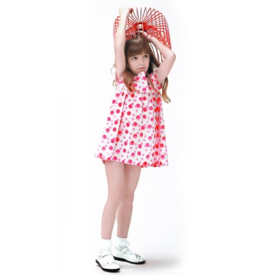 新款夏裝女童純棉短袖連衣裙夏季女孩兒童韓版公主裙子