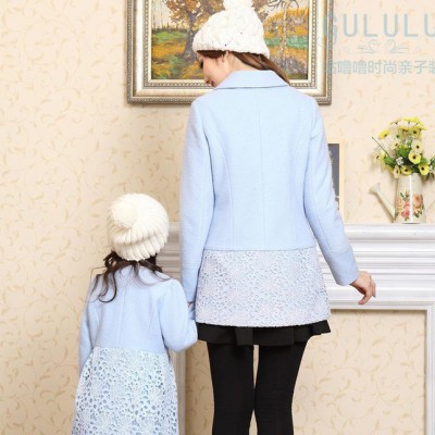 微商微信品牌親子裝中 時尚情侶裝2014秋冬新款D691