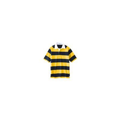 制作polo衫 polo衫定制 條紋POLO(QinYa)