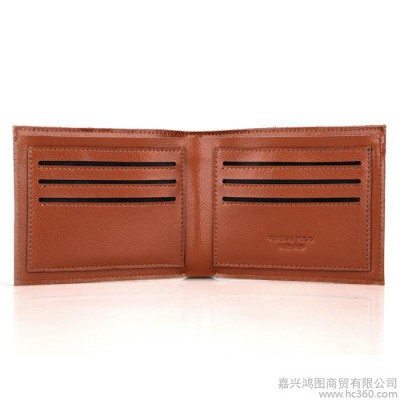 videng polo 威登保羅時尚簡約 男士橫款字母復古錢包  A309-2