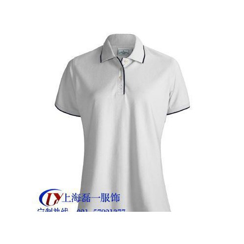 供應(yīng)磊一服飾夏季女式短袖POLO衫定做上海廠家定制s-3xl