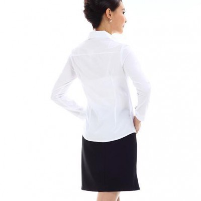 供應森霸服飾女式襯衫 白襯衫  長袖襯衫