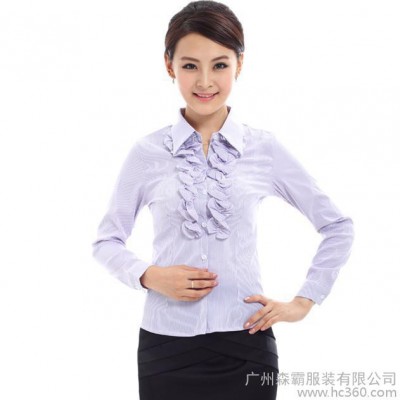 供應 ol通勤襯衫 修身女襯衫 女式襯衣 韓國襯衫