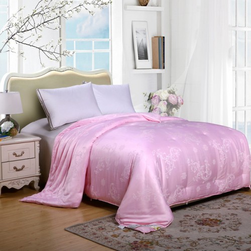 舒奧軒60#粉色莫代爾純手工制作蠶絲被