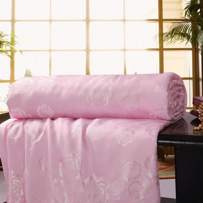 提花竹纖維蠶絲被 單雙人夏涼被 空調(diào)被 禮品南通廠家批發(fā)