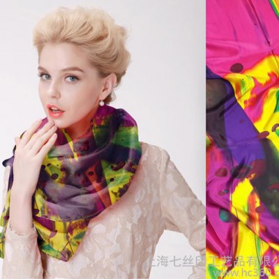 夏季冬季 真絲雪紡長(zhǎng)巾 時(shí)尚商務(wù) 款蠶絲春秋女圍巾絲巾學(xué)生青年