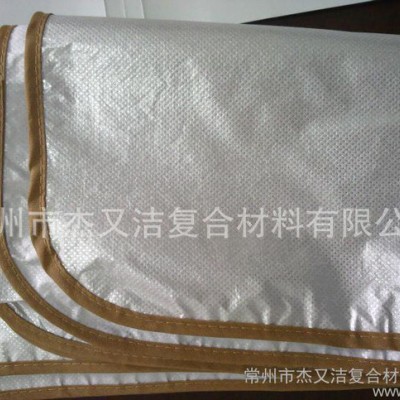 鋁膜毯無(wú)紡布，打孔透氣鋁膜無(wú)紡布，急救毯無(wú)紡布，鋁箔毯無(wú)紡布