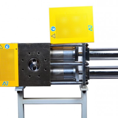 無紡布專用雙柱雙工位換網器