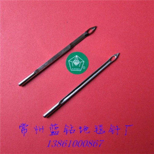 供應藍鉆3.9*100常州人造草坪地毯針腈綸地毯針批發