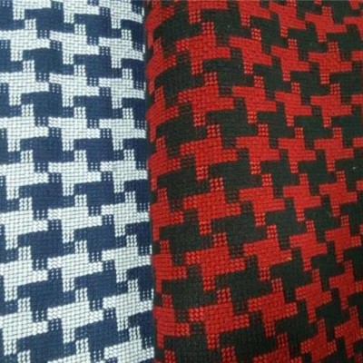 腈綸提花面料 雙色提花布 提花鞋材面料
