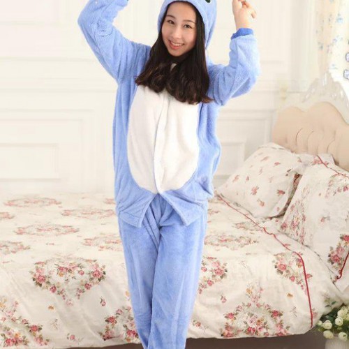 星際寶貝 史迪奇睡衣 連帽家居服兩件套 睡衣褲套裝