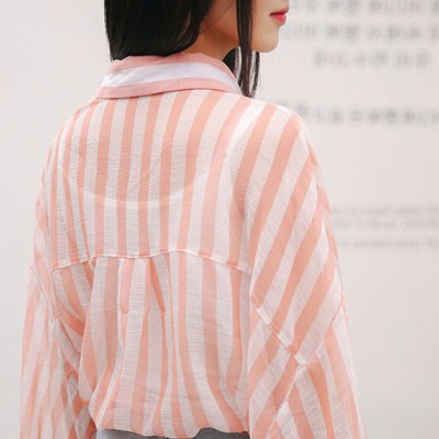 自主品牌002# 夏季防曬衫襯衫長袖女廠家貨源女裝批發一件代發