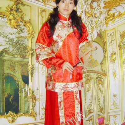 富貴華麗新娘 唐裝旗袍 結婚 敬酒服9512