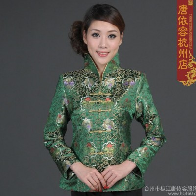 包郵！ 唐裝春秋裝長(zhǎng)袖上衣 女式唐裝上衣 中式女式上衣外套 特價(jià)