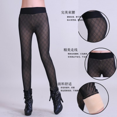 供應天涯路服飾0025** 價加絨加厚打底褲珍珠絨壓花打底褲