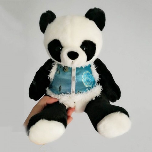 河北唐裝熊貓毛絨玩具娃娃批發公仔熊貓玩偶抓機娃娃玩偶OEM定制公仔玩偶抱抱熊兒童禮物吉祥物禮品批發