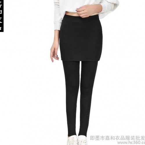 九分打底褲,女小腳褲,包臀小腳褲,假兩件小腳褲,2014冬季新款包臀