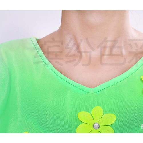 2016新款茉莉花開秧歌舞蹈服民族服演出服廣場舞扇子表演服裝