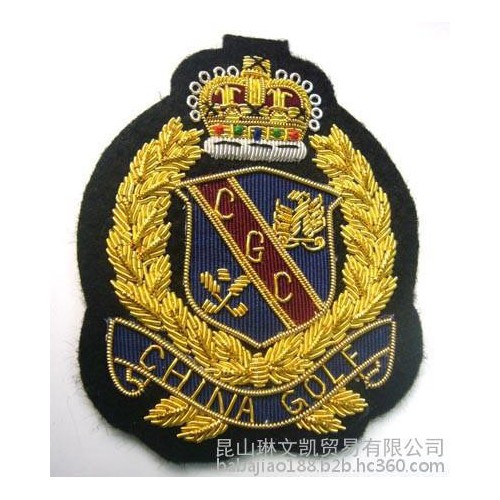 琳文凱牌供應各 品牌服裝用8#印度絲、徽章、肩章、織帶，純手工工藝，2017 款式