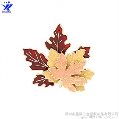 金屬夜光胸針 琺瑯彩熒光設(shè)計(jì)別針 個(gè)性服裝配件徽章定制