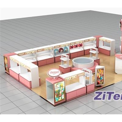 供應(yīng)紫騰展柜FZ002服裝展柜設(shè)計(jì)制作