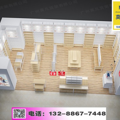 nome家居貨架設計、諾米貨架個性設計、諾米休閑服裝貨架、名創貨架