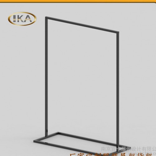 服裝店單桿靠墻落地側(cè)掛架商場品牌連鎖店展廳整體設計訂做