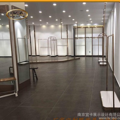 生產設計整店服裝道具  展示貨架 上墻架落地架正側掛組合架