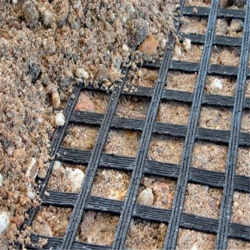 50kn經編滌綸土工格柵 適用道路軟土路基加筋 高品質經編格柵強度