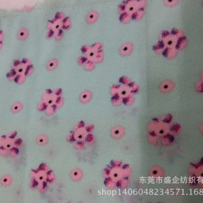 SQ067#   2014春夏新品清新服裝印花滌綸面料雪紡布