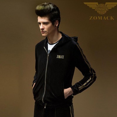 YD405-佐馬克運動服套裝-109彈力亮料修身韓版運動服亮