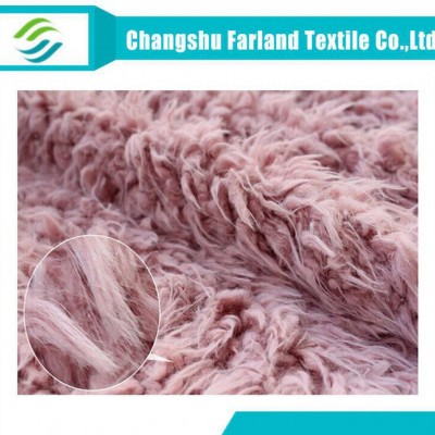 ** 全滌綸粉色獅子絨服裝面料
