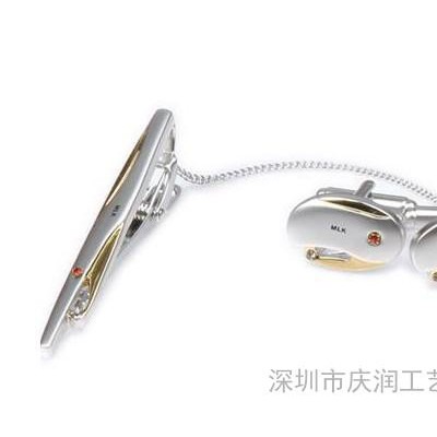 供應 金屬領帶夾 袖扣領帶夾套裝 領帶夾定制