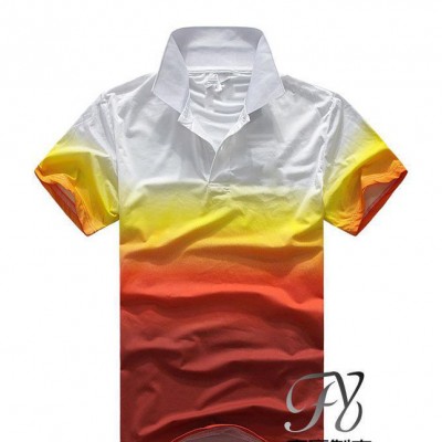 熱轉(zhuǎn)印運動服團體服男款吸汗透氣T恤男款戶外休閑短袖速干衣定做
