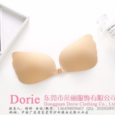天使之翼隱形胸貼羽翼杯聚攏硅膠文胸新娘婚紗禮服乳貼無痕內衣