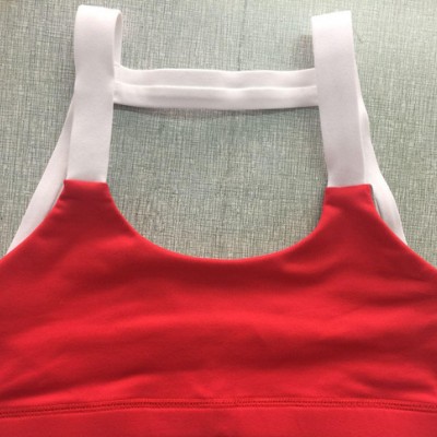 高端瑜伽服女健身彈力緊身YOGA bra錦綸瑜伽文胸定制運(yùn)動(dòng)
