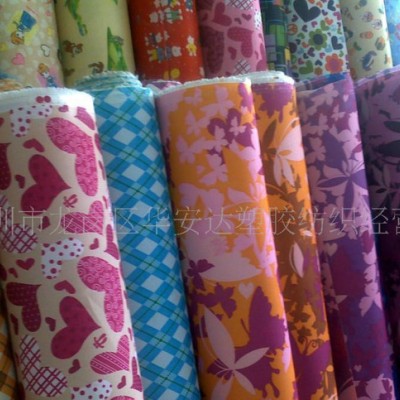 600DPVC印花色丁發泡印花 600D彩條印花