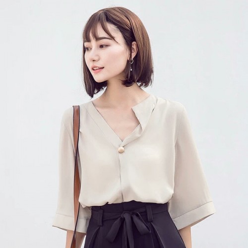 雪紡上衣寬松 流行女裝 新款女裝