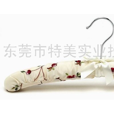 供應(yīng)特美TM-3030包布衣架 花邊衣架 色丁衣架