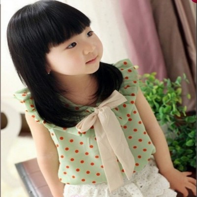 女童裝 女夏裝蕾絲童裙 童套裝 雪紡兒童套裝