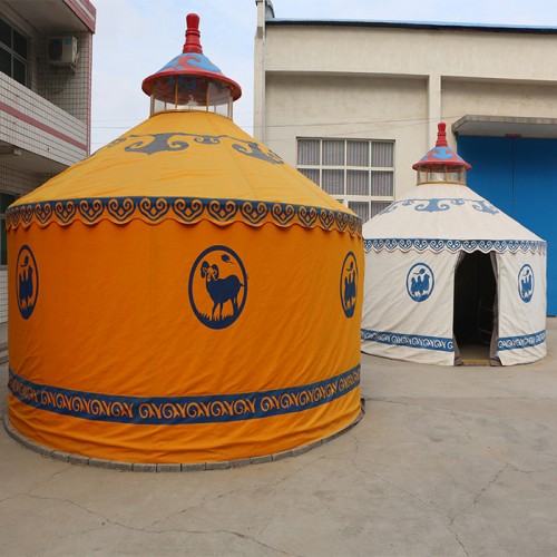 浩庭 鋼架蒙古包 四川蒙古包 豪華住宿蒙古包價(jià)格優(yōu)惠特制提花窗簾布