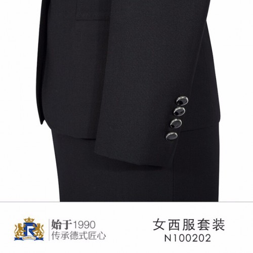2017秋冬新款女士西服職業(yè)裝男女西裝職業(yè)套裝女酒店工作服定制 西服女