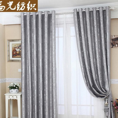 直銷遮光布 提花 韓式家裝工程窗簾布 單色提花遮光布窗簾布