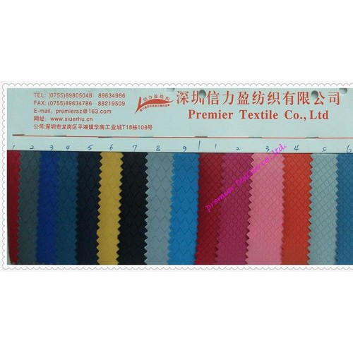 供應(yīng)滌綸菱形格提花布廠內(nèi)自編滌綸菱形格提花布