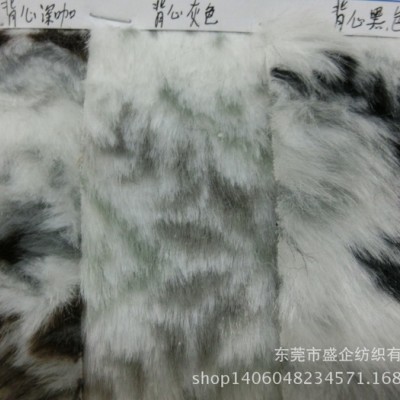 SQ085#直銷新款豹紋提花服裝面料