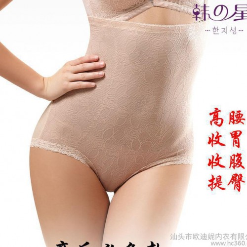 【韓之星】女士產(chǎn)后收腹 提花網(wǎng)紗木代爾提臀護腰美背收腹褲H3