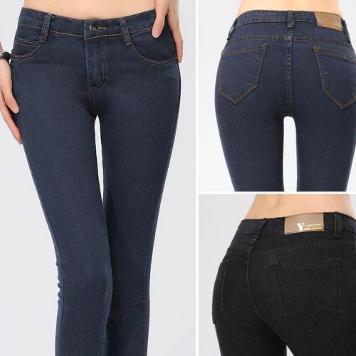 15年春裝新款韓版潮女裝牛仔褲女顯瘦小腳褲鉛筆褲長(zhǎng)褲子鉛筆褲