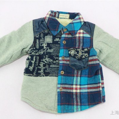 赟彩服裝 春款童裝棉衣冬裝純棉加絨外套棉服加厚保暖代理