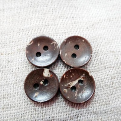 童裝鈕扣 天然環(huán)保全黑盆形椰子扣 童裝褲子扣 兒童襯衫紐扣