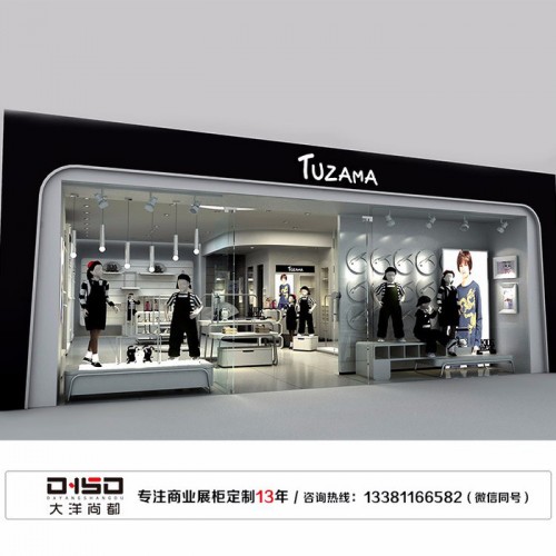 2018新款童裝、化妝品、珠寶、飾品、展柜道具設計制作|商業展示柜定制|